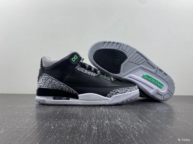 Reps TBK 3 Green CT8532-031 Glow Jordan Air 0720